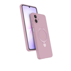 Samsung Galaxy A07 4g Regal Magsafe Standlı Kapak - Açık Pembe