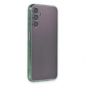 Samsung Galaxy A14 4g Kılıf Razer Lensli Silikon - Yeşil