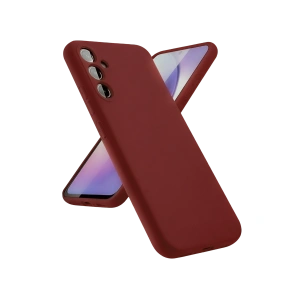 Samsung Galaxy A24 4g Kılıf First Silikon - Bordo