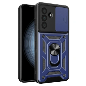 Samsung Galaxy A27 5g Pars Lens Yüzüklü Silikon - Lacivert