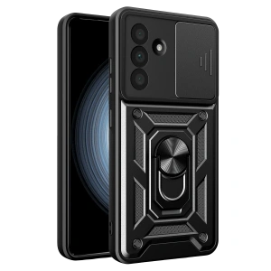 Samsung Galaxy A27 5g Pars Lens Yüzüklü Silikon - Siyah