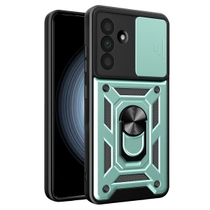 Samsung Galaxy A27 5g Pars Lens Yüzüklü Silikon - Yeşil