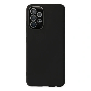 Samsung Galaxy A33 5g Kılıf Lansman Glass Kapak - Siyah
