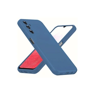Samsung Galaxy A34 5g Kılıf First Silikon - Mavi