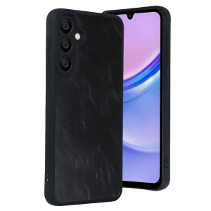 Samsung Galaxy A37 5g Aras Deri Kapak - Siyah