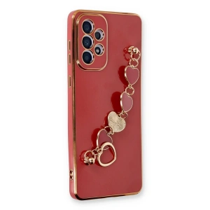Samsung Galaxy A73 5g Kılıf Esila Silikon - Kırmızı