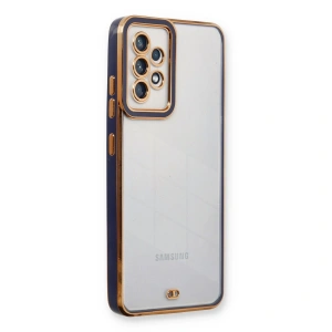 Samsung Galaxy A73 5g Kılıf Liva Lens Silikon - Mavi