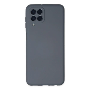 Samsung Galaxy M33 Kılıf Nano İçi Kadife Silikon - Gri