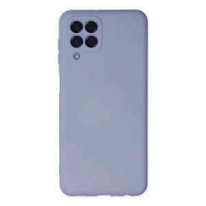 Samsung Galaxy M33 Kılıf Nano İçi Kadife Silikon - Lila