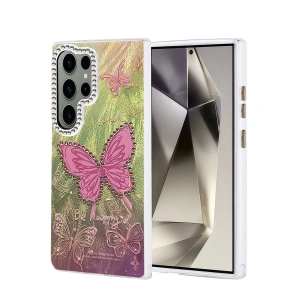 Samsung Galaxy S23 Ultra Kılıf Blade Aynalı Desenli Kapak - Desen 5