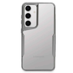 Samsung Galaxy S24 Kılıf Boyi Silikon Kapak - Gümüş