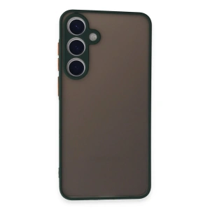 Samsung Galaxy S24 Kılıf Montreal Silikon Kapak - Yeşil
