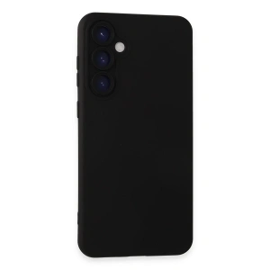 Samsung Galaxy S24 Kılıf Nano İçi Kadife Silikon - Siyah