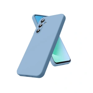 Samsung Galaxy S25 Fe Nano İçi Kadife Silikon - Mavi