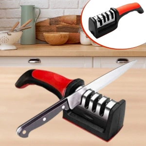 Sepet Dolusu®  4 Aşamaları Kaymaz Taban Hızlı Bıçak Makas Bileme Aracı