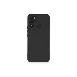 Tecno Pova Neo Kılıf Nano İçi Kadife Silikon - Siyah