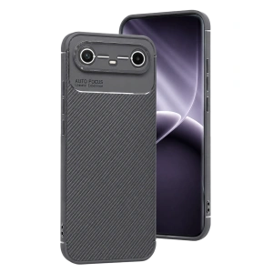 Tecno Spark Slim 5g Auto Focus Karbon Kapak - Gri