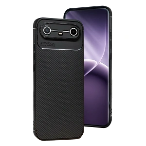 Tecno Spark Slim 5g Auto Focus Karbon Kapak - Siyah