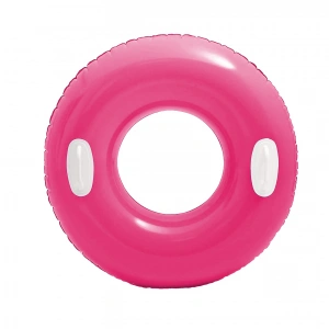 Tutacaklı Parlak Simit - Intex - Pembe - 76 cm (59258)