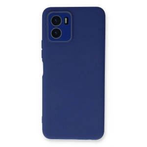 Vivo Y15s Kılıf Lansman Glass Kapak - Sky Blue