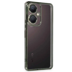 Vivo Y27 Kılıf Razer Lensli Silikon - Yeşil