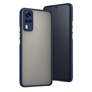 Vivo Y53s Kılıf Montreal Silikon Kapak - Lacivert