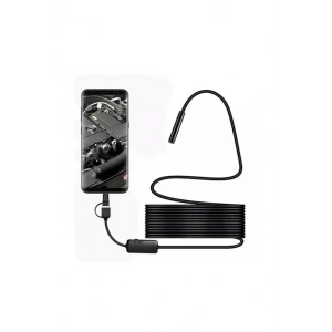 Vtn-02 Endoskop Yılan Video Kamera Led’li 2 Metre 7 Mm Sert Kablo Su Geçirmez