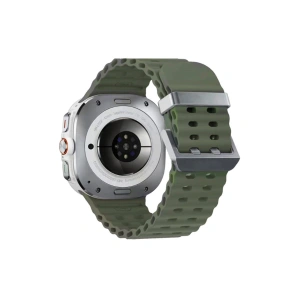 Watch 7 Ultra Kr417 Rug Silikon Kordon (saat Değildir) - Koyu Yeşil