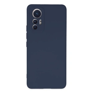 Xiaomi Mi 12 Lite Kılıf Nano İçi Kadife Silikon - Lacivert