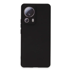 Xiaomi Mi 13 Lite Kılıf Nano İçi Kadife Silikon - Siyah