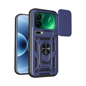 Xiaomi Mi 17 Pro Max Pars Lens Yüzüklü Silikon - Lacivert