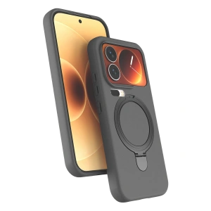 Xiaomi Mi 17 Pro Regal Magsafe Standlı Kapak - Titan Gri