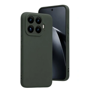 Xiaomi Mi 17t Nano İçi Kadife Silikon - Koyu Yeşil