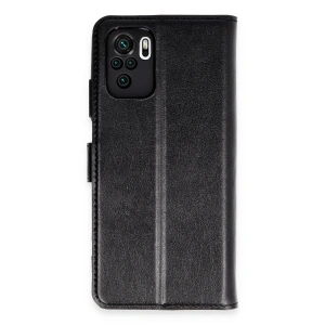 Xiaomi Mi Note 10 Trend S Plus Kapaklı Kılıf - Siyah