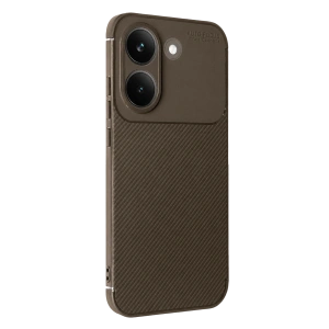 Xiaomi Poco X8 Pro Auto Focus Karbon Kapak - Kahverengi