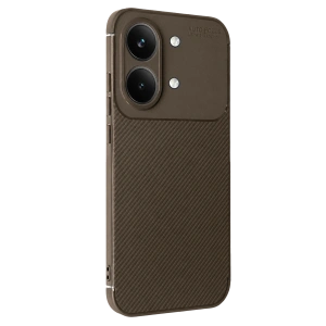Xiaomi Poco X8 Pro Max Auto Focus Karbon Kapak - Kahverengi