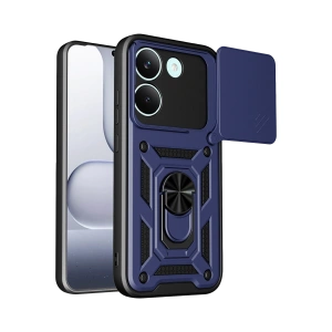 Xiaomi Poco X8 Pro Pars Lens Yüzüklü Silikon - Lacivert