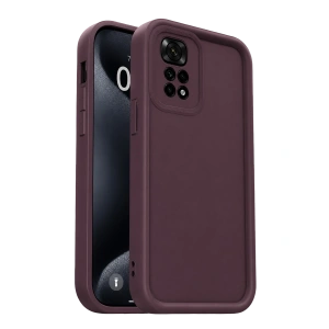 Xiaomi Redmi 10 2022 Kılıf Viera Silikon - Mürdüm