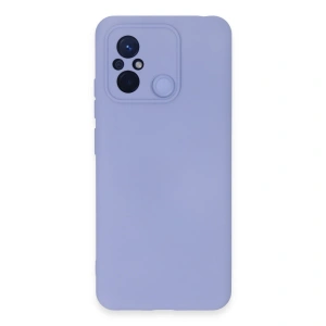 Xiaomi Redmi 12c Kılıf Nano İçi Kadife Silikon - Lila