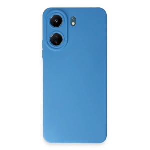Xiaomi Redmi 13c Kılıf Nano İçi Kadife Silikon - Mavi
