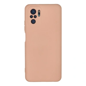 Xiaomi Redmi Note 10 Kılıf Nano İçi Kadife Silikon - Pudra