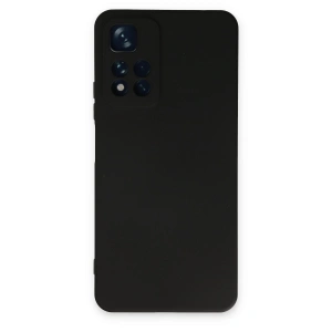 Xiaomi Redmi Note 11 Pro Plus 5g Kılıf Nano İçi Kadife Silikon - Siyah