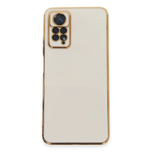 Xiaomi Redmi Note 12 Pro 4g Kılıf Volet Silikon - Beyaz