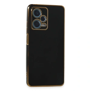 Xiaomi Redmi Note 12 Pro Plus Kılıf Volet Silikon - Siyah