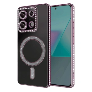 Xiaomi Redmi Note 13 Pro 4g Joke Simli Magneticsafe Kılıf - Pembe
