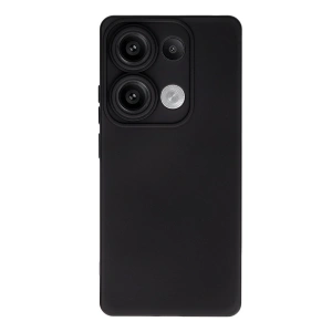 Xiaomi Redmi Note 13 Pro 4g Kılıf Nano İçi Kadife Silikon - Siyah