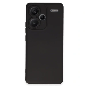 Xiaomi Redmi Note 13 Pro Plus Kılıf Nano İçi Kadife Silikon - Siyah