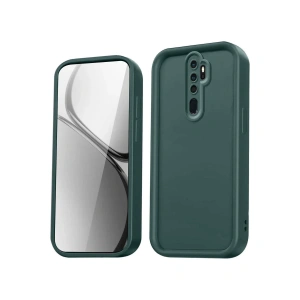 Xiaomi Redmi Note 8 Pro Kılıf Viera Silikon - Koyu Yeşil