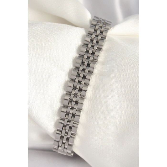 316L Çelik Gümüş Renk Zincir Model Erkek Bileklik