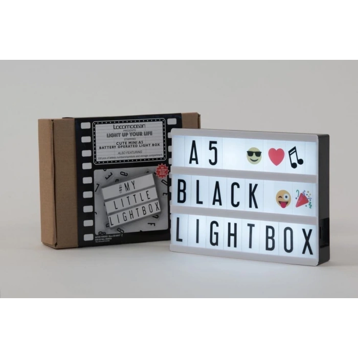 A5 Işıklı Harfli Dekoratif Led Pano Lightbox